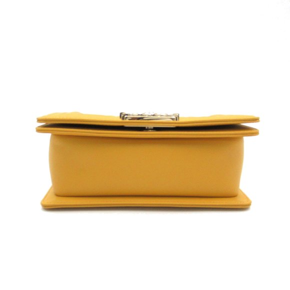 CHANEL Boy  Chen Shoulder Yellow Caviar Skin [Grained Calf] A67085 - Picture 4 of 10